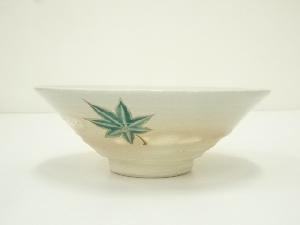 三浦竹軒造 色絵楓図平茶碗（共箱） | 宗 sou::お茶道具・着物のお店